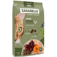 Produktbild von Sanabelle Trockenfutter Katze Adult Huhn ohne Zucker 2x8 kg
