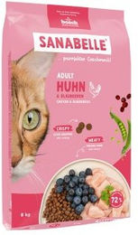 Produktbild von Sanabelle Trockenfutter Katze Adult Huhn ohne Zucker und Farbstoffe 2x8 kg - 2 x 8 kg