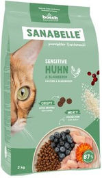 Produktbild von Sanabelle Trockenfutter Katze Adult Sensitive Huhn 2x2 kg - 2 x 2 kg