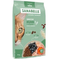 Produktbild von Sanabelle Trockenfutter Katze Adult Sensitive Huhn 2x8 kg ohne Farb- und Aromastoffe und ohne Zucker - 2 x 8 kg