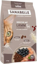 Produktbild von Sanabelle Trockenfutter Katze Adult Sensitive Lamm 2x2 kg - 2 x 2 kg