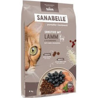 Produktbild von Sanabelle Trockenfutter Katze Adult Sensitive Lamm 2x8 kg ohne Zucker und Farbstoffe