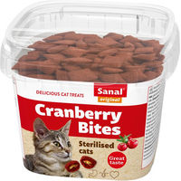Produktbild von Sanal Cranberry Chicken Bites Hundeleckerli mit Huhn zur Unterstützung der Harnwege 75 g