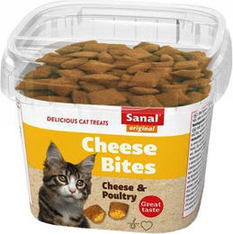 Sanal Katzensnack Cheese Bites Leckerli 75 g – Bild 1 von 3