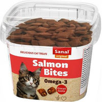 Produktbild von Sanal Salmon Bites Lachs Leckerli 75 g