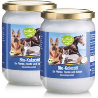 Produktbild von Sanct Bernhard Bio Natives Kokosöl für Pferde Hunde und Katzen 1000g