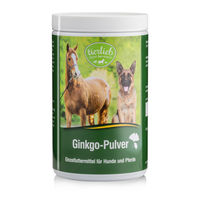 Produktbild von Sanct Bernhard Ginkgo-Pulver für Hunde und Pferde 400 g