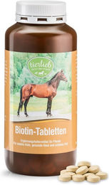 Sanct Bernhard tierlieb Biotin-Tabletten für Pferde zur Unterstützung von Haut, Fell und Hufen 500 Stück – Bild 1 von 2