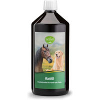 Produktbild von Sanct Bernhard tierlieb Hanföl vegan und kaltgepresst als Nahrungsergänzung für Haut und Fell 1000 ml