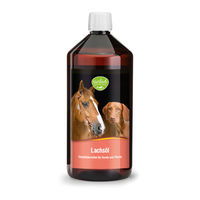 Produktbild von Sanct Bernhard tierlieb Lachsöl für Hunde und Pferde mit Omega 3-6-9 aus Norwegen 1 Liter