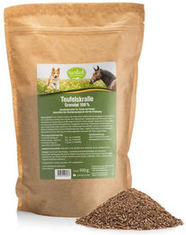 Produktbild von Sanct Bernhard tierlieb Teufelskralle-Granulat Einzelfuttermittel zur Unterstützung von Gelenken und Verdauung 1000g