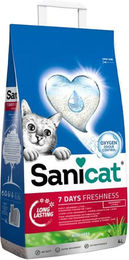 Produktbild von Sanicat 7 Days Aloe Vera Katzenstreu nicht-klumpend 2 x 4 l