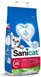 Sanicat 7 Days Aloe Vera Katzenstreu nicht-klumpend 4 l - 4 x 4 l – Bild 1 von 6