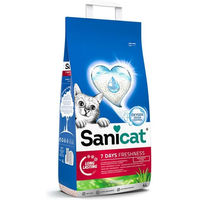 Produktbild von Sanicat 7 Days Aloe Vera Katzenstreu nicht-klumpend 4 l - 4 x 4 l