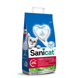 Produktbild von Sanicat 7 Days Aloe Vera Katzenstreu nicht-klumpend 4 l - 4 l