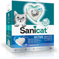 Produktbild von Sanicat Active White Klumpstreu unparfümiert 2 x 10 l - 2 x 10 l