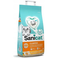 Produktbild von Sanicat Clumping Bentonit-Katzenstreu Vanille-Mandarine 8L - 2 x 8 l