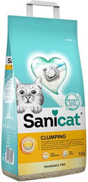 Sanicat Clumping Klumpende Katzenstreu unparfümiert 16l - 16 l – Bild 1 von 3