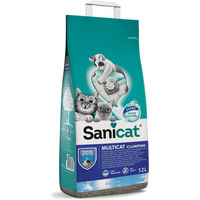 Produktbild von Sanicat Clumping Multicat Klumpstreu für Katzen 12 L - 12 l
