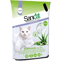 Produktbild von Sanicat Diamonds Aloe Vera Silikat-Katzenstreu 5 L - 3 x 5 l
