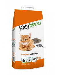 Sanicat Kittyfriend Clumping Bentonit-Katzenstreu 10L - 10 l – Bild 1 von 2
