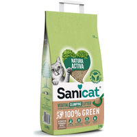 Produktbild von Sanicat Natura Activa 100% Green Klumpstreu unparfümiert 2,5 kg - 2,5 kg