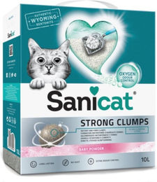 Produktbild von Sanicat Strong Clumps Klumpende Katzenstreu Argan-Duft 2 x 10 l - 2 x 10 l