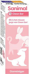 Sanimal Clean Ear Ohrenreiniger für Hunde, Katzen und Kaninchen gegen Ohrmilben 60 ml – Bild 1 von 2