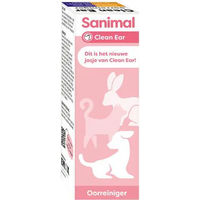 Produktbild von Sanimal Clean Ear Ohrenreiniger für Hunde, Katzen und Kaninchen gegen Ohrmilben 60 ml