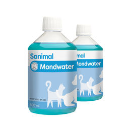 Produktbild von Sanimal Mundwasser zur Zahnpflege 250 ml Blau