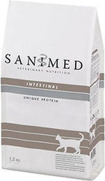 SANIMED Intestinal Katzenfutter Diätfutter für adulte Katzen zur Unterstützung der Magen-Darm-Verdauung 4,5 kg – Bild 1 von 4