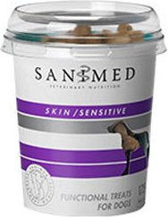 SANIMED Skin Sensitive Functional Treats Hypoallergen Junior Hund 6 x 175 g – Bild 1 von 2