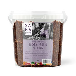Produktbild von Sano Hundetrockenfleisch Pute mit hohem Fleischanteil 500g