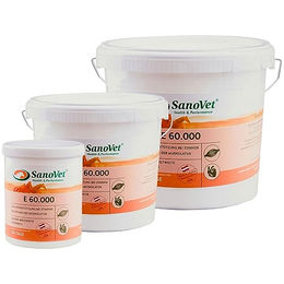 SanoVet E 60.000 Nahrungsergänzung für den Muskelaufbau mit Vitaminen 1kg - 1 kg – Bild 1 von 2