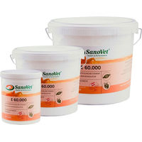 Produktbild von SanoVet E 60.000 Nahrungsergänzung mit Vitaminen für Muskelaufbau, Immunsystem sowie Haut und Fell 10 kg - 10 kg