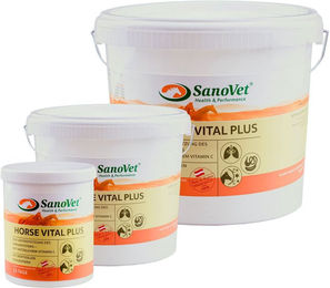 SanoVet Horse Vital Plus Ergänzungsfutter für Pferde zur Immunstärkung und Unterstützung von Sport und Leistung 3 kg - 3 kg – Bild 1 von 2