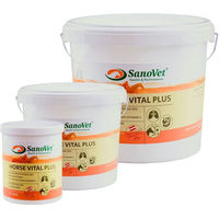 Produktbild von SanoVet Horse Vital Plus Ergänzungsfutter Pulver für Pferde zur Immunstärkung und Verdauung 10 kg - 10 kg
