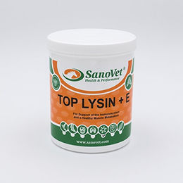 Produktbild von SanoVet Top Lysin + E Nahrungsergänzung zur Immunstärkung und zum Muskelaufbau 1kg