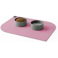 Produktbild von SANOZOO Napfunterlage Blatt Rosa 40 x 60 cm Öko-Tex Zertifiziert für Hund und Katze