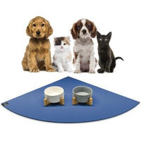 Produktbild von SANOZOO Napfunterlage Eckrund Blau 80 cm mit Öko-Tex Zertifikat
