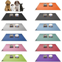 SANOZOO Napfunterlage für Katzen in Rosa 80 cm mit Öko-Tex Zertifikat - 80 cm – Bild 1 von 2