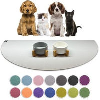 Produktbild von SANOZOO Napfunterlage Halbrund für Katzen Grau Öko-Tex 60 cm x 1,2 m - 60 cm
