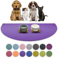 Produktbild von SANOZOO Napfunterlage Halbrund Lila Öko-Tex Made in Germany