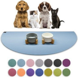 SANOZOO Napfunterlage Halbrund Öko-Tex Hellblau 30 cm und 60 cm – Bild 1 von 2