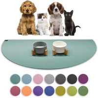 Produktbild von SANOZOO Napfunterlage Halbrund Öko-Tex Petrol 40 cm und 80 cm