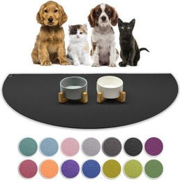 SANOZOO Napfunterlage Halbrund Öko-Tex Schwarz – Bild 1 von 3