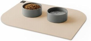 SANOZOO Napfunterlage Öko-Tex Blatt Sand Beige 60 x 90 cm – Bild 1 von 3