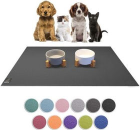 SANOZOO Napfunterlage Öko-Tex Grau 60 cm x 60 cm – Bild 1 von 2