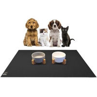 Produktbild von SANOZOO Napfunterlage Öko-Tex Schwarz 70 x 120 cm