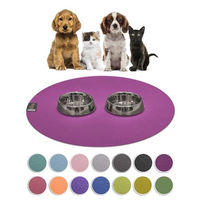 Produktbild von SanoZoo Napfunterlage rund Öko-Tex Pflaume 120 cm